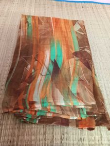 New Chiffon Saree With Design