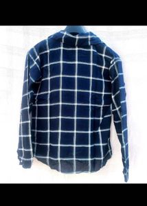 Blue Plaid Flannel Shirt