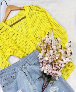 Pinterest Crochet Yellow Shrug B