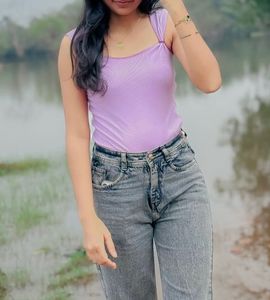 Lilac Sleeveless Top