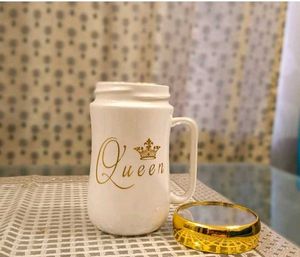 👑King &amp; 👑Queen Mug Set - Perfect for Couples!