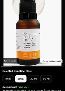 Combo deconstruct Vitamin C Serum