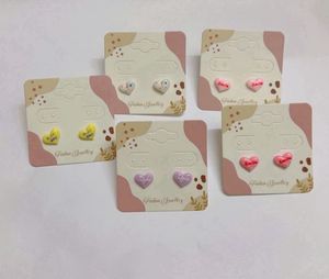 Heart Stud Earrings