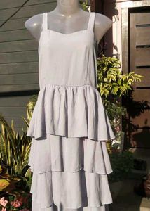 Powder Blue Flare Dress