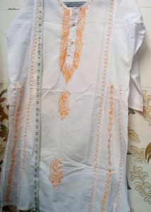 Thread Work Cotton Kurti