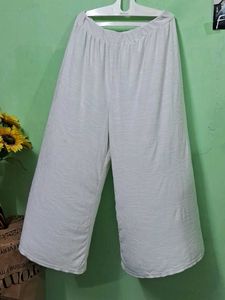 Wide Leg White Pants