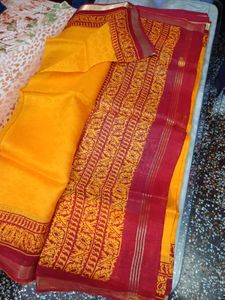 Beautiful Mustard Saree