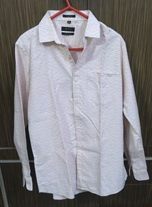 Westside Slim Fit Lined Shirt (Baby Pink)
