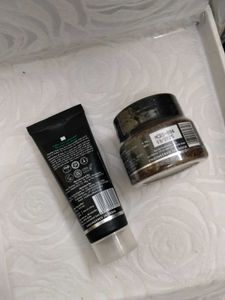 mCaffeine Face &amp; Body Scrub Set