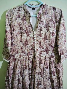 Floral Print Midi Dress
