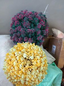 Artificial Plant Lamp Ceiling Ball