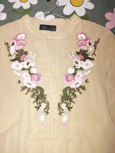 Floral Embroidered Top