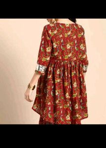 Anouk Pure Cotton Kurta Plazzo Set
