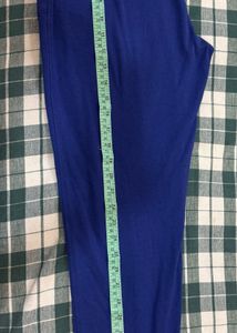 Blue And Pink Casual Sweatpants