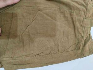 Beige Straight Fit Skirt