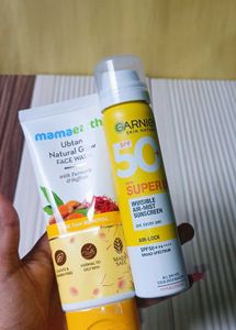 Mamaearth &amp; Garnier Skincare