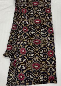 Black Thread Work Kurta with Salwar &amp; Dupatta