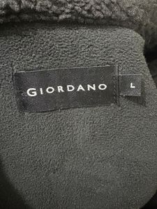 Giordano Unisex Black Fleece zip up
