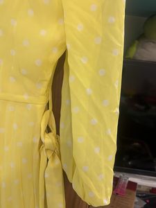 Cute Polka Dotted Mini Dress