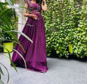 Elegant Purple Lehenga Choli Set