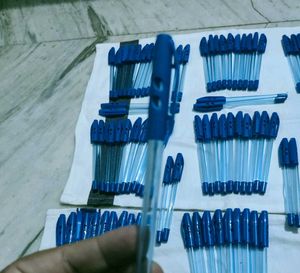Bulk Blue Ballpoint Pens (Blank)