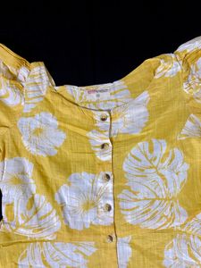 Mustard Floral Dress (women)