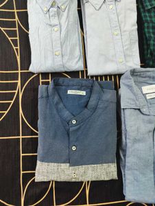 Men 5 Branded Shirts Combo