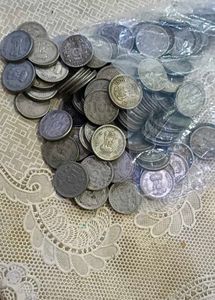 5 Ruppee Vintage Indian Coins