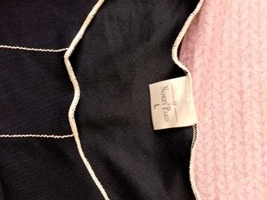 Navy Long Sleeve Top