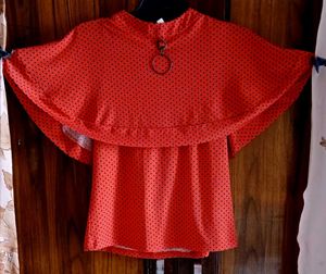 Dotted Cape Top
