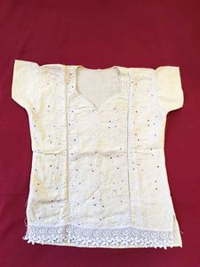 SALE!! Embroidered Yellow Cotton Top