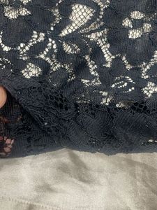 Elegant Black Lace Dress