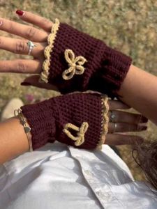 crochet Fingerless Gloves