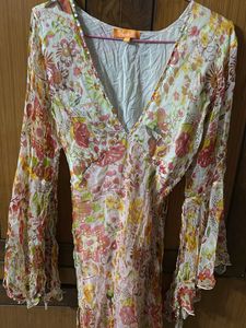 Floral Print Mini Dress