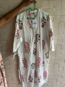 Floral Print Kurta