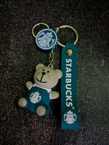 Starbucks Bear Keychain