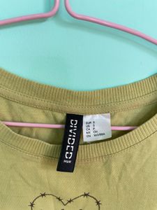 Lime Green Crop Top