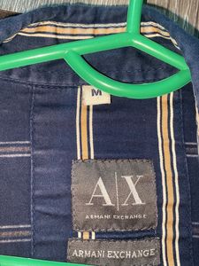 Armani Exchange Navy Lining Shirt