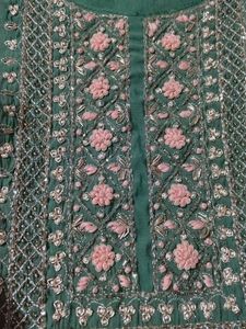 Green kurta set