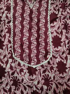 Floral Print Kurta