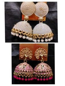 Jhumka Earrings - Set of Two