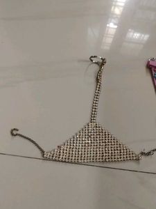 Jeweled Body Chain &amp; Floral Watch,Used