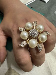 Pearl Flower Ring
