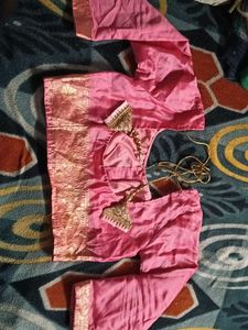 Pink Stiched Sarree