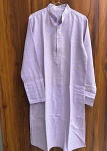 Lilac Cotton Kurta - Casual & Comfortable