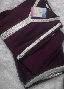 Elegant Plum Salwar Kameez Suit
