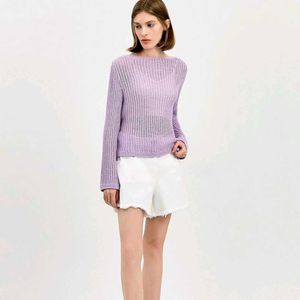 Lavender Knit Sweater  (GaGa....made in korea)