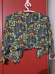 Boho Print Cropped shrugs