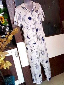Celestial Print Pajama Set 🌛🌟🌠