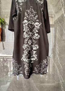 Black Digital Print Kurti